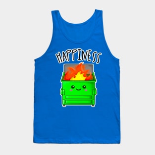 Kawaii Dumpster Fire. Happiness Tank Top